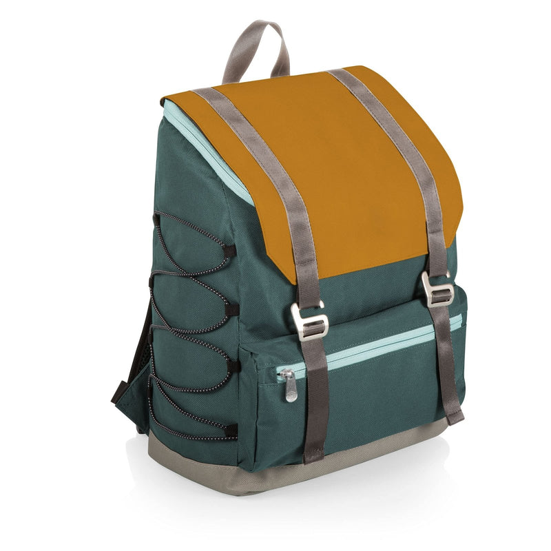 PICNIC TIME OTG Traverse Backpack Cooler, Modern Backpack Cooler with 28 - Can Capacity, Fully Insulated Outdoor Bag with Water Resistant Interior, Pockets, Straps, and Bottle Opener, (Mustard Yellow)