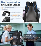PIG PIG GIRL Mesh Backpack, 17in Heavy Duty See Through Backpack Ultra-Lightweight Net Bookbag Breathable Transparent Beach Backpacks for School Sports Gym, Black