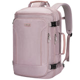 PIJUSHI Travel Laptop Backpack 35L Carry on Backpack for Women Men Flight Approved Business Daypack with USB Charging Port for Work Travel(PE067 Purple)