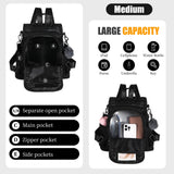 PINCNEL Women Backpack Purse Waterproof Nylon Anti - theft Rucksack Lightweight Shoulder Bag