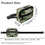 PJHEQOXE Crossbody For Girls - Belt Bag Waist Bag Purse For Girls With Adjustable Waistband Smallest Waist Gets 25 - 26 Inches Jeep Print