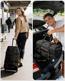 Ponhog 21 Inch Rolling Duffle Bag with Wheels for Men - Water Resistant Wheeled Duffle Bag for Weekend Travel & Overnight Trips