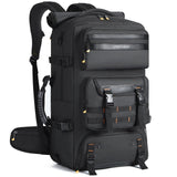 Ponhog Travel Backpack for Men, 50L Carry On Flight Approved Convertible Duffle Bag with Shoe Compartment, 17 inch Laptop Luggage with USB Charging Port for Weekender Hiking, Black
