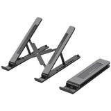 Portable Laptop Stand, OMOTON Laptop Stand for Desk Ergonomic 7 - Levels Angles Adjustable Computer Stand, ABS Laptop Riser Holder Compatible with All Laptops and iPad(10 - 15.6")