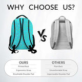 PoshWrap Boys Baseball Backpack for Teens School Bookbag - Kids Schoolbag with Drip Print for Sport Lovers Team School Supplies (17 Inch)