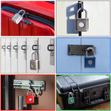 Pothunder Fingerprint Padlock, Smart Metal Keyless Fingerprint Lock, Waterproof, USB Rechargeable, for Gym, School, Luggage, Backpack, Suitcase, Green