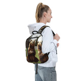 PPTHSNVB Travel Laptop Backpack Hi Bear Sit on the lawn Carry On Backpack Casual Daypack Lightweight Business Work Bag