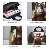 PPTHSNVB Travel Laptop Backpack Hi Bear Sit on the lawn Carry On Backpack Casual Daypack Lightweight Business Work Bag