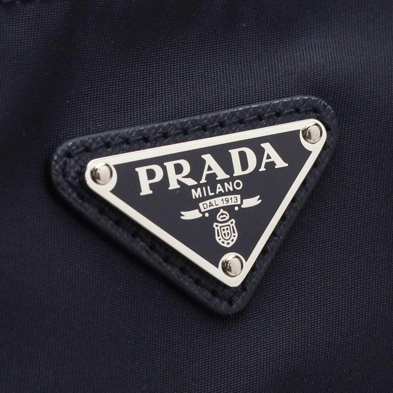 Prada Unisex Medium Black Tessuto Nylon Messenger Crossbody Handbag