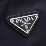 Prada Unisex Medium Black Tessuto Nylon Messenger Crossbody Handbag
