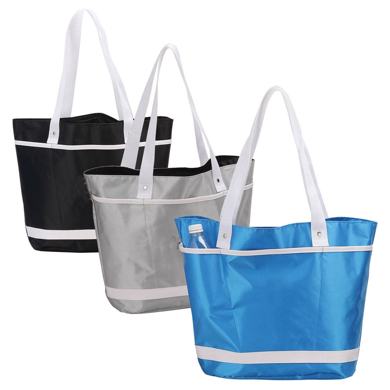 Preferred Nation Retro Travel Totes, Atlantic Blue