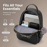 PRLINJSK Mini Backpack for Girls Teens Women Small Cat Backpack Purse