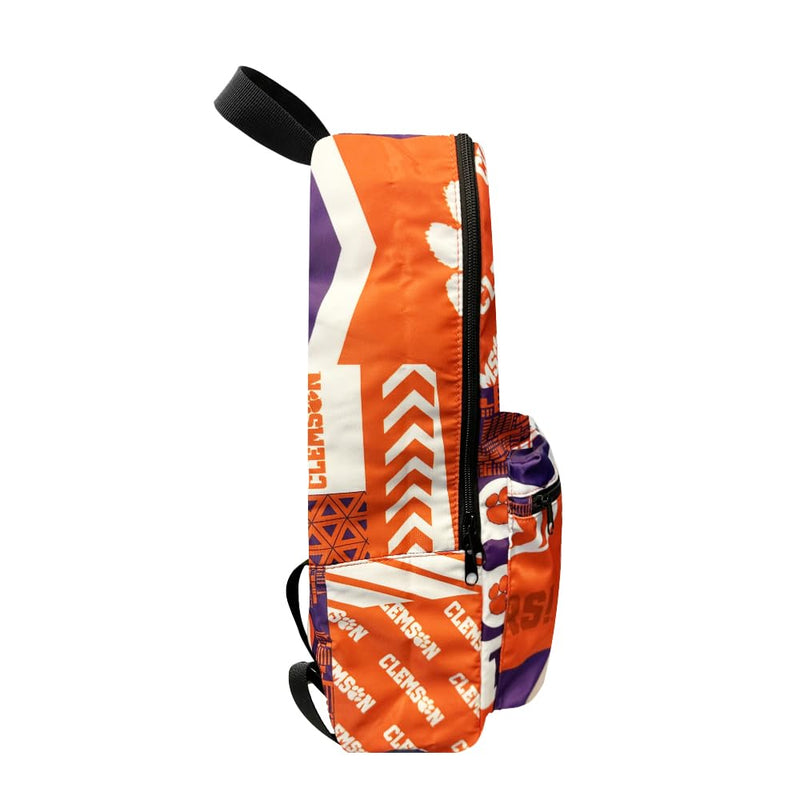 Pro Specialties Group Clemson Tigers b2s Backpack TM1883 Durable, Spacious, and Stylish Gear for Hiking, Travel, and Everyday Use For adult