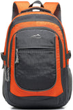 ProEtrade Backpack Bookbag for College Sturdy Travel Business Hiking Fit Laptop Up to 15.6 Inch Multi Compartment Gifts for Men Women Night Light Reflective (Orange)