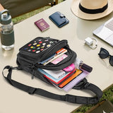 Prokva Ita Bag Crossbody Pin Display Sling Bag, Ita Chest Pack Backpack