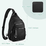 Prokva Ita Bag Crossbody Pin Display Sling Bag, Ita Chest Pack Backpack