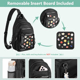 Prokva Ita Bag Crossbody Pin Display Sling Bag, Ita Chest Pack Backpack