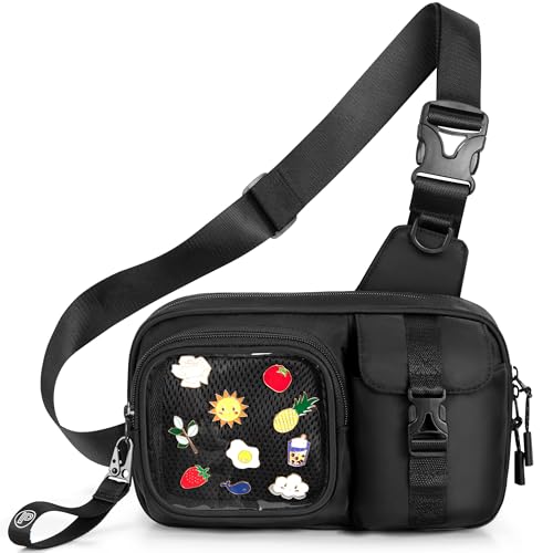 Prokva Ita Chest Bag with Insert, Pin Display Sling Bag for Women | Backpacks4Less
