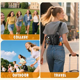 Prokva Ita Chest Bag with Insert, Pin Display Sling Bag for Women