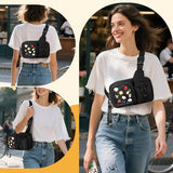 Prokva Ita Chest Bag with Insert, Pin Display Sling Bag for Women