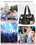 Prokva Large Ita Bag, Kawaii Pin Display Ita Tote Bag for Anime Kpop Fans