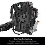 PRORUN PBB3000 Gas Backpack Leaf Blower, 79.9cc Commercial - Grade, 250 MPH, 1125 CFM, 50N