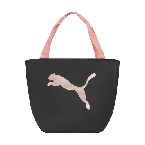 PUMA Unisex Kid's Adventure Lunch Tote, Black/Rose Gold, Small | Backpacks4Less
