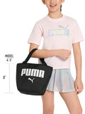 PUMA Unisex Kid's Adventure Lunch Tote, Black/Rose Gold, Small