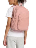 PUMA Women's Cypher Backpack in Crinkle Nylon with Laptop Sleeve, Luggage Strap & Media Pocket, Seafoam, One Size
