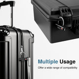 Puroma 2 Pack Luggage Locks TSA Approved, TSA Locks for Luggage Travel Lock Black Resettable Combination Zinc Alloy for Suitcase, Backpack, Laptop Bag, Gym Locker, Toolbox