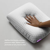 Purple Harmony Anywhere Pillow - Travel/On - The - Go, Hex Grid & Talalay Latex Core - No Pressure Support, Stays Cool, Compact & Lightweight for Easy Travel