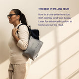 Purple Harmony Anywhere Pillow - Travel/On - The - Go, Hex Grid & Talalay Latex Core - No Pressure Support, Stays Cool, Compact & Lightweight for Easy Travel