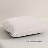 Purple Harmony Anywhere Pillow - Travel/On - The - Go, Hex Grid & Talalay Latex Core - No Pressure Support, Stays Cool, Compact & Lightweight for Easy Travel
