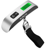 Pwkauka Digital Luggage Scale, 110lb Portable Suitcase Weight Scale for Travel with Backlit LCD, 4 - Unit Switching, Non - Slip, Luggage Scale for Luggage, Backpacks, Packages (Battery Included)