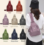 PZAHYAW 3 in 1 Anti Theft Travel Tote Bag, Convertible Capacity Backpack Purse, Lightweight Sling Bag for Women's Commute & Outdoor (Purple)