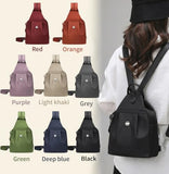 PZAHYAW 3 in 1 Anti Theft Travel Tote Bag, Waterproof Convertible Capacity Backpack, Lightweight Sling Crossbody Bag for Women's Outdoor (Black)