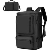 QICBYING Black Backpack - Tactical Backpack, Laptop Backpacks Travel Backpack Carry On Bag Convertible Large Backpack Waterproof Backpacks 17 - inch Business Rucksack for Men