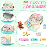 QIXIHU Toddler Backpack for Girls 2 - 4 Mini Diaper Daycare Bag Preschool Kids Bookbag for Kindergarten Elementary School Travel, Checkerboard