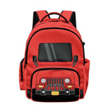 Qnxretky Jeep Backpack for Boys Fashion School Bag Elementary Book Bag for Boys Age 6-8 Practicle Daybag Waterproof School Bag with Multi Pocket Birthday Gifts Kindergarten Boy
