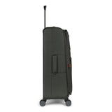 Quiksilver Buxton Suitcases Softside Expandable Luggage with Spinner Wheels, Large 3 - Piece Set (20/26/30) (Charcoal)