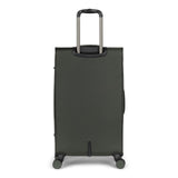 Quiksilver Buxton Suitcases Softside Expandable Luggage with Spinner Wheels, Large 3 - Piece Set (20/26/30) (Charcoal)