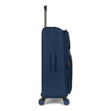 Quiksilver Buxton Suitcases Softside Expandable Luggage with Spinner Wheels, Large 3 - Piece Set (20/26/30) (Navy)