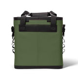 Quiksilver Zipperless Box Cooler 20L, Holds 24 Cans, 48 Hour Insulation, Leakproof & Waterproof Design, Heavy Duty TPU, IPX7, Padded Straps, Kangaroo Pockets, Bottle Opener (Trekking Green)