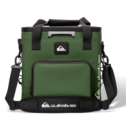 Quiksilver Zipperless Box Cooler 20L, Holds 24 Cans, 48 Hour Insulation, Leakproof & Waterproof Design, Heavy Duty TPU, IPX7, Padded | Backpacks4Less