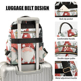 QwThum Backpack for Women Small Quilted Travel Backpack Purse Cute Fashion Casual Daypack Backpacks Christmas Gnomes Branches