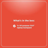 RadioShack All-Purpose 15.6" Laptop Backpack, Men's and Women's Backpack with Secure Laptop Compartment Provides Easy Organization and Transportation for Laptops up to 15.6", Tablets, and More