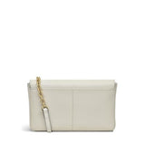 RADLEY London Columbia Grove Floral Women's Small Leather Flapover Crossbody Bag, Chalk