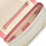 RADLEY London Columbia Grove Floral Women's Small Leather Flapover Crossbody Bag, Chalk