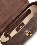 Radley London Heirloom Place Faux Croc Small Leather Flapover Crossbody Bag