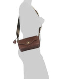 Radley London Heirloom Place Faux Croc Small Leather Flapover Crossbody Bag